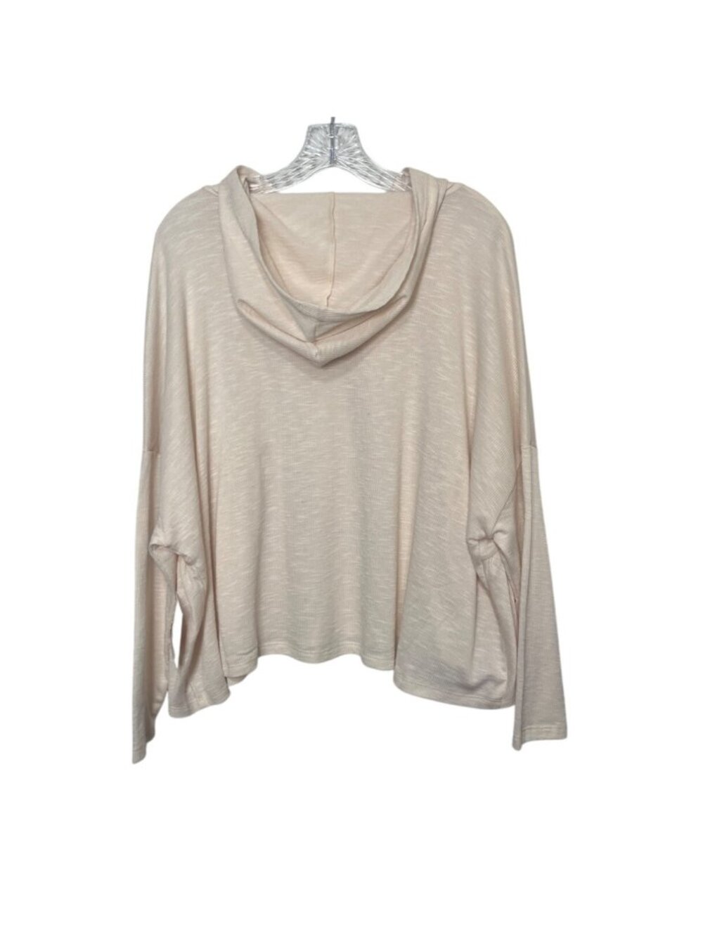 89th Madison Hoodie Pullover Shirt Womens Medium Oatmeal New - Picture 2 of 8